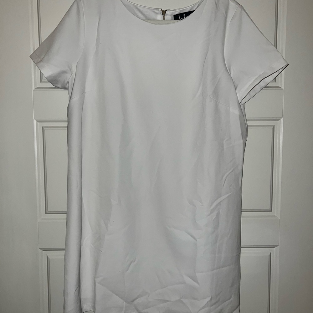 Lulu's White Shift Dress